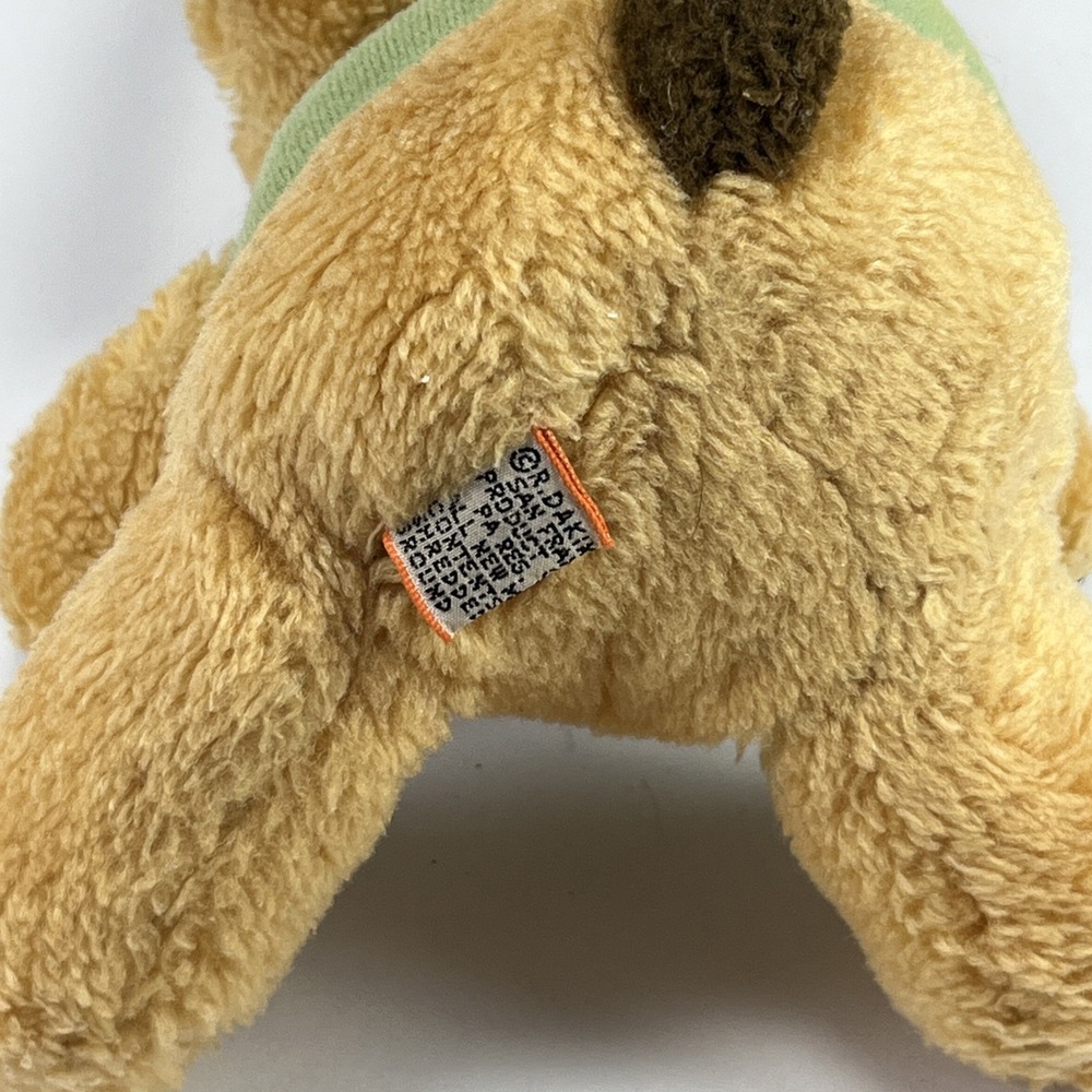 Dakin I'm Your Little Rascal Puppy Plush Dog Tan Brown Green Shirt Vintage 1977 - Picture 9 of 10